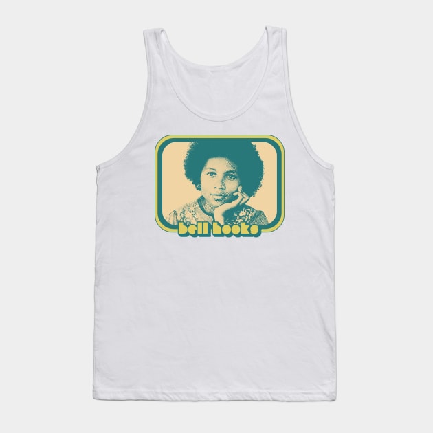 Bell Hooks // Retro Style Feminist Icon Design Tank Top by DankFutura